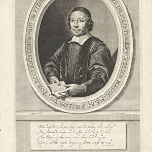 Portrait Johannes de Mey Bust portrait theologian Johannes de Mey