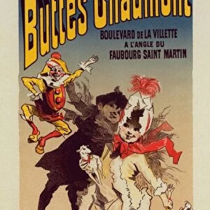 Poster for Magasin Aux Buttes Chaumont. Cheret, Jules (1836-1932), French painter