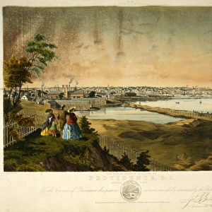 Providence, R. I. harbor view, taken from the grounds of Geo. W. Rhodes, Esq. / J