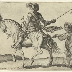 Rider with banner, Jacob de Gheyn (II), 1599