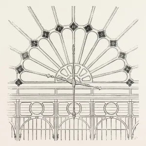 Shepherds Electric Clock for the Crystal Palace: Hands and Face of the Electric