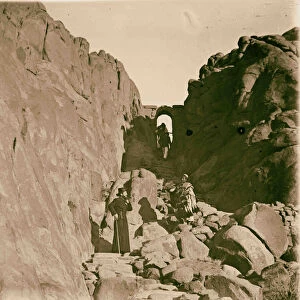 Sinai ascent Jebel Mousa 1898 Egypt