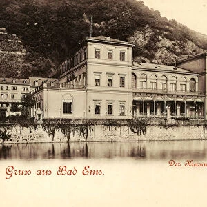 Spa buildings Germany Lahn Bad Ems 1898 Rhineland-Palatinate
