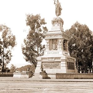Statue of Cuitlahuac i. e. Cuauhtemoc, Jackson, William Henry, 1843-1942, Cuauhtemoc