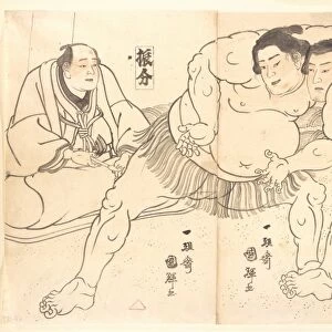 Sumo Wrestling Edo period 1615-1868 19th century
