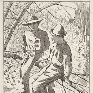 Swinging Birch Tree 1867 Winslow Homer American