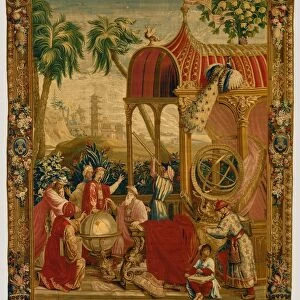 Tapestry: Les Astronomes, from L Histoire de l empereur de la Ch