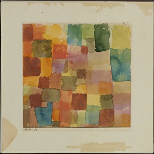 Untitled 1914 Watercolor paper mounted cardboard