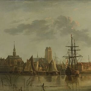 View of Dordrecht at Sunset, The Netherlands, copy after Aelbert Cuyp, 1700 - 1799