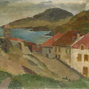 View Fort Miradou Collioure 1932 oil canvas 60 x 73. 5 cm