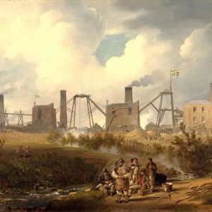 A View of Murton Colliery near Seaham, County Durham Signed and dated, lower right
