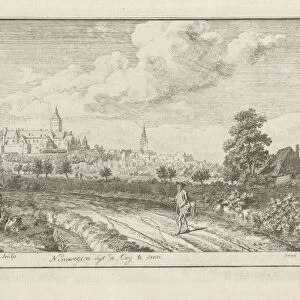 View of Nijmegen, The Netherlands, Albert Flamen, Jacques van Merlen, Lodewijk XIV