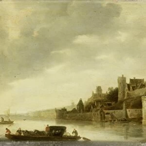 View of the Valkhof at Nijmegen, The Netherlands, Frans de Hulst, c. 1645 - c. 1650