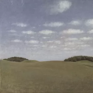 Vilhelm HammershA┼¥i Landscape Camps painting