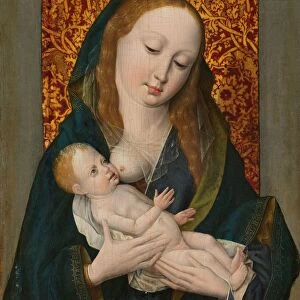 Virgin Child Madonna Lactans Maria child breast