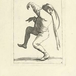 Vomiting man, Pieter Jansz. Quast, Frederik de Wit, 1639 - 1706