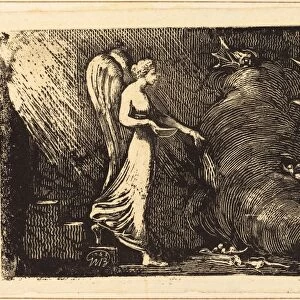 William Blake (British, 1757 - 1827), The Man Sweeping the Interpreters Parlor, c