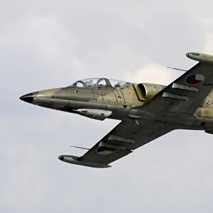 An Aero L-39ZA Albatros trainer aircraft of the Czech Air Force
