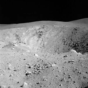 Apollo 16 image of lunar surface