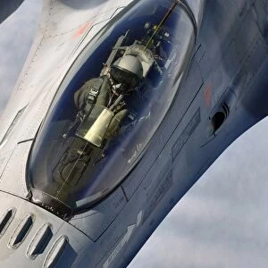 A Belgian F-16 Fighting Falcon
