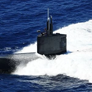 The fast-attack submarine USS Alexandria