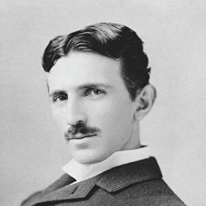 Inventor and scientist Nikola Tesla. circa 1890
