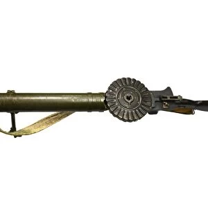 The Lewis Automatic Machine Gun from the World War I era