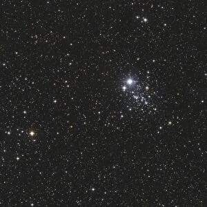 NGC 457, the Owl Cluster, in the constellation Cassiopeia