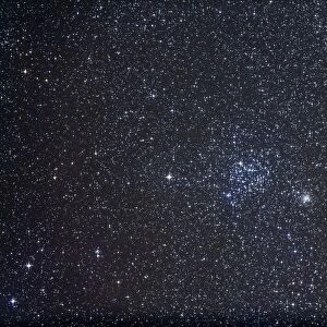 Open clusters Messier 35 and NGC 2158 in the constellation Gemini