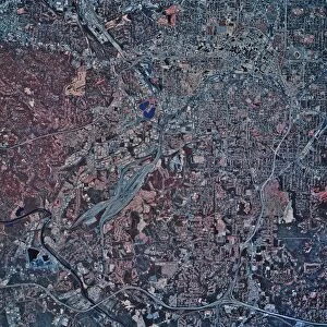 Satellite view of Atlanta, Georgia