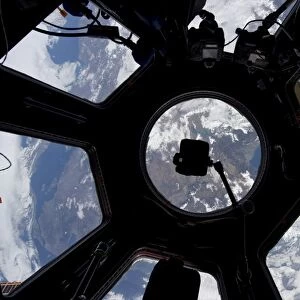 View of Earth through the Cupola on the International Space Station