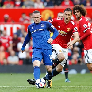 Rooney vs Matic: Premier League Clash at Old Trafford - Manchester United vs Everton (Season 2017-18)