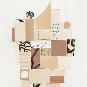 Contemporary art Collection: Collage mixed media artworks