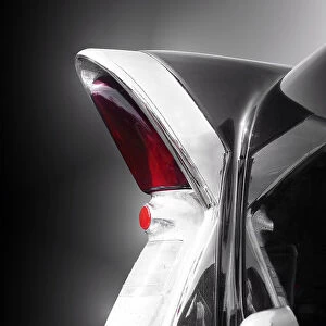 American classic car Special 1956 tail fin abstract
