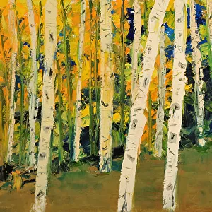 Forest and woodland scenes Collection: Impressionist forest art