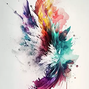 Digital abstract illustrations Collection: Contemporary art