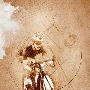 Cycling sport art 49