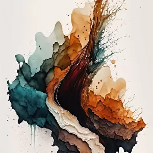 Watercolor illustrations Collection: Abstract watercolor art