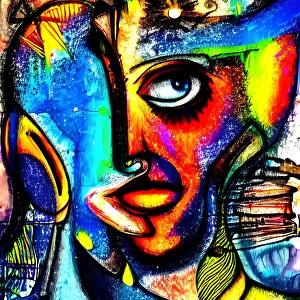 Cubist artworks Collection: Abstract portraits
