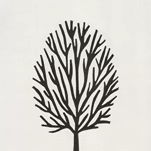 Linocut Tree #3