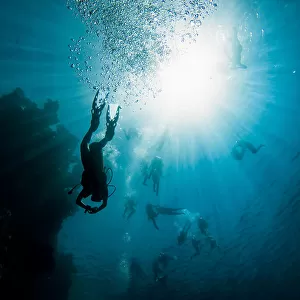 Underwater party