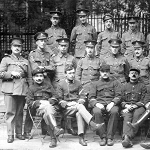Belgian N. C. O.s who accompanied the Commission at 3rd Northern General Base Hospital, Broomhall, World War I