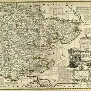 County Map of Essex, c. 1777