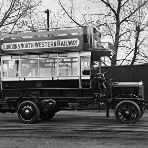 1910 Commer bus for LNWR. Creator: Unknown