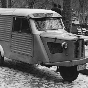 1956 Mymsa 3 wheel van. Creator: Unknown