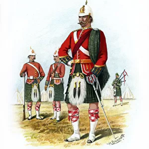 The 5th Royal Scots of Canada, Montreal, c1890. Artist: H Bunnett