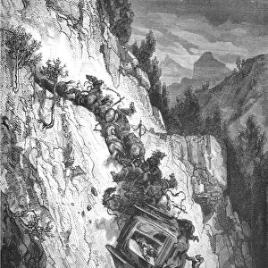 An Accident;An Autumn Tour in Andalusia, 1875. Creator: Gustave Doré