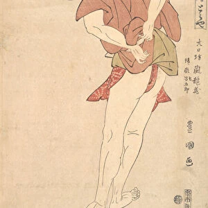 The actor Arashi Ryuzo later known as Arashi Shichigoro, 18th-19th century