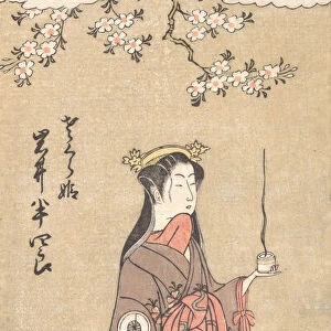 The Actor Iwai Hanshiro IV as Sakura Hime, the Cherry Princess, 1767