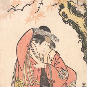Actor Sakakiyama Sangoro II as Michinagas Daughter Princess Otae, 1794-75